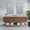 James Martin Vanities Marcello 72in Double Vanity, Chestnut w/ 3 CM White Zeus Top D200-V72-CSN-3WZ - alternate 2